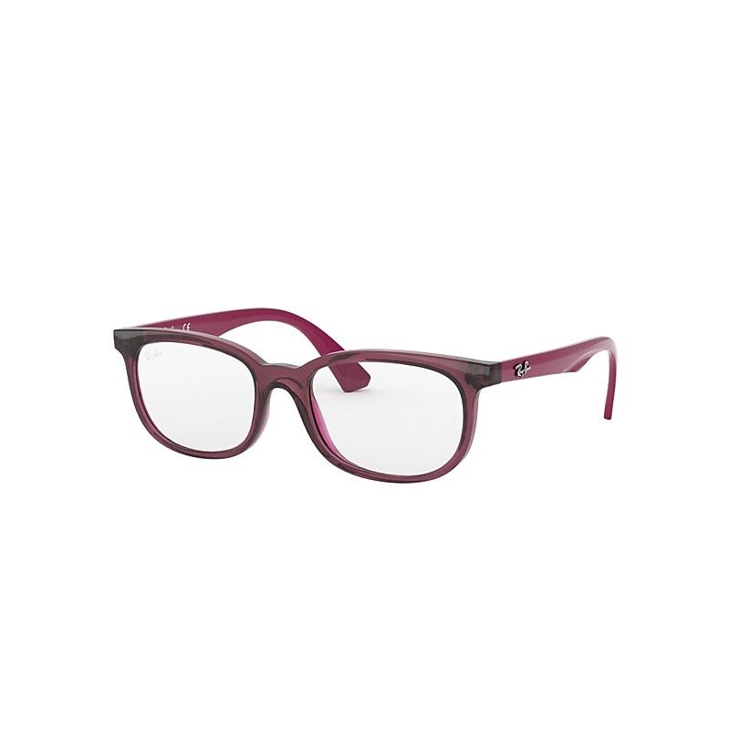 Ray-Ban Rb1584 Optics Kids Eyeglasses Fuxia Frame Clear Lenses Polarized 48-16