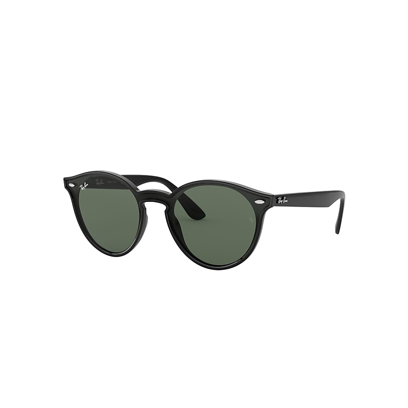Ray-Ban Blaze Rb4380n Sunglasses Black Frame Green Lenses 01-37 product image