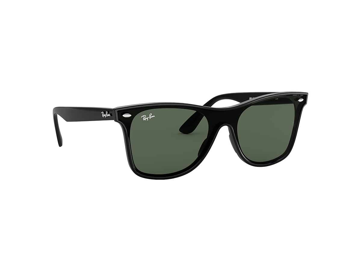 Blaze Wayfarer Sunglasses in Black and Green | Ray-Ban®