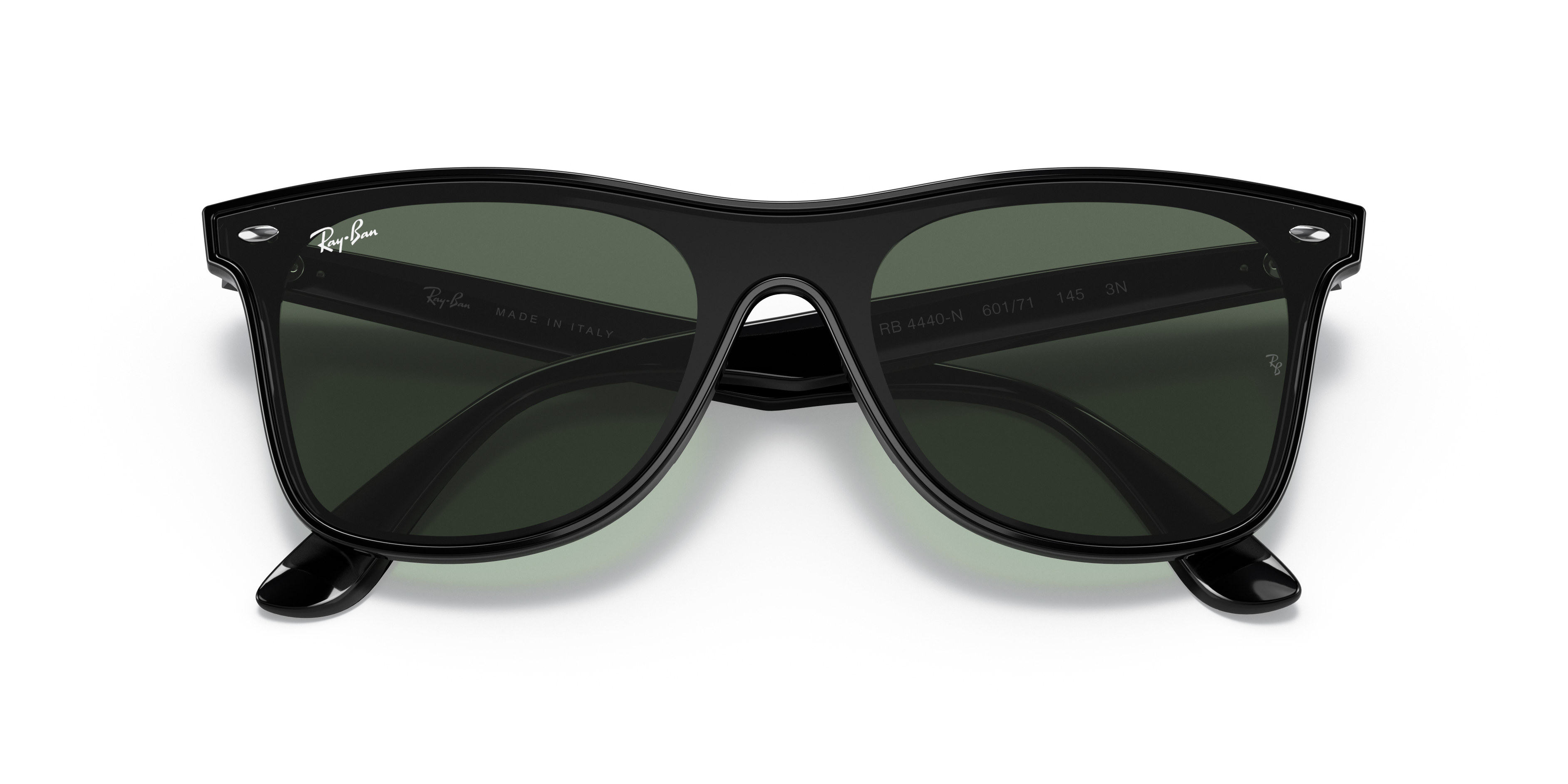Blaze Wayfarer Sunglasses in Black and Green | Ray-Ban®