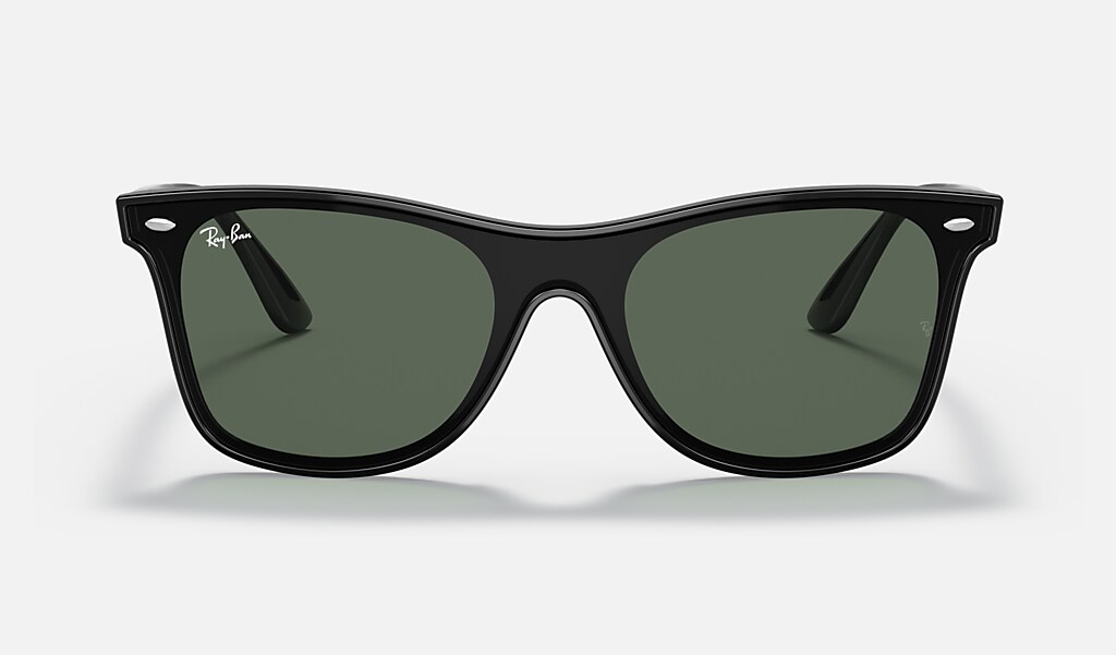 Blaze Wayfarer Sunglasses in Black and Green | Ray-Ban®