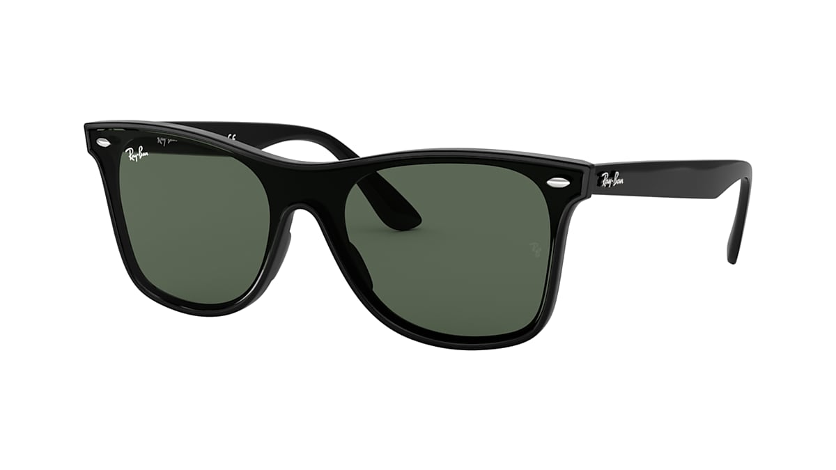 BLAZE WAYFARER Sunglasses in Black and Green - RB4440N | Ray-Ban® US