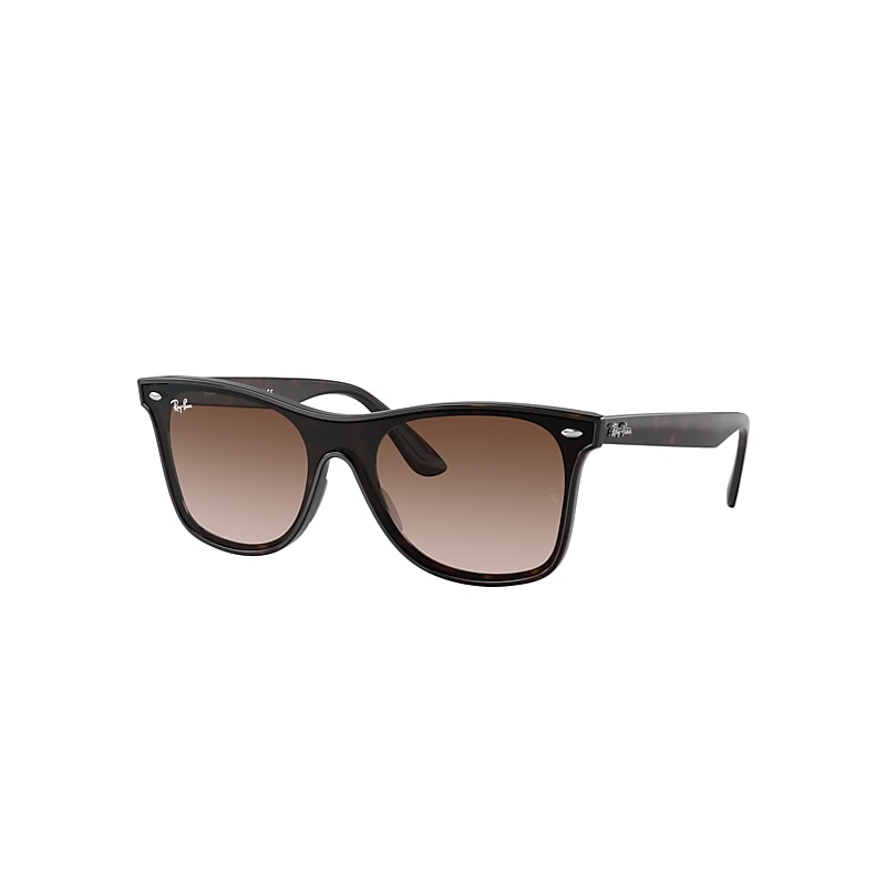 Ray-Ban Blaze Wayfarer Sunglasses Tortoise Frame Brown Lenses 01-41