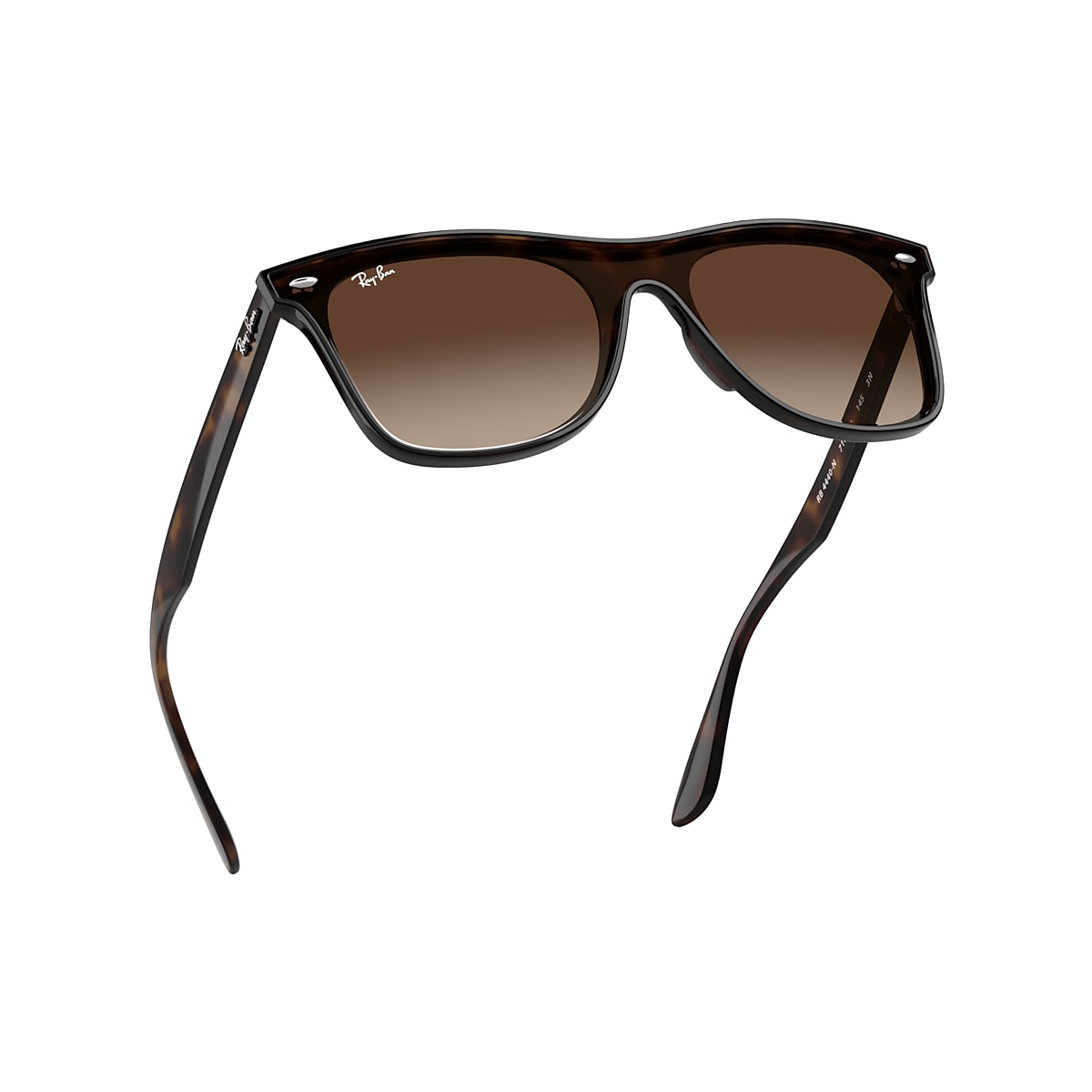 BLAZE WAYFARER Sunglasses in Light Havana and Brown Gradient BLAZE WAYFARER Sunglasses in Light Havana and Brown Gradient