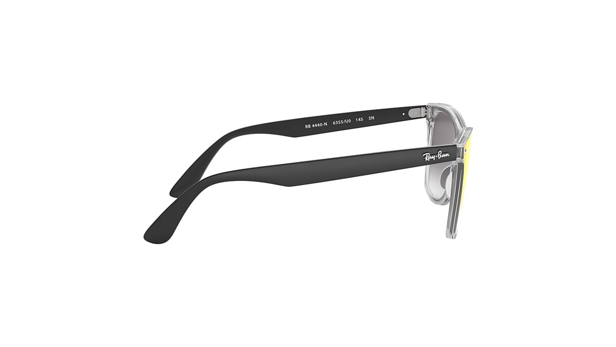 Blaze Wayfarer Sunglasses in Transparent and Grey | Ray-Ban®