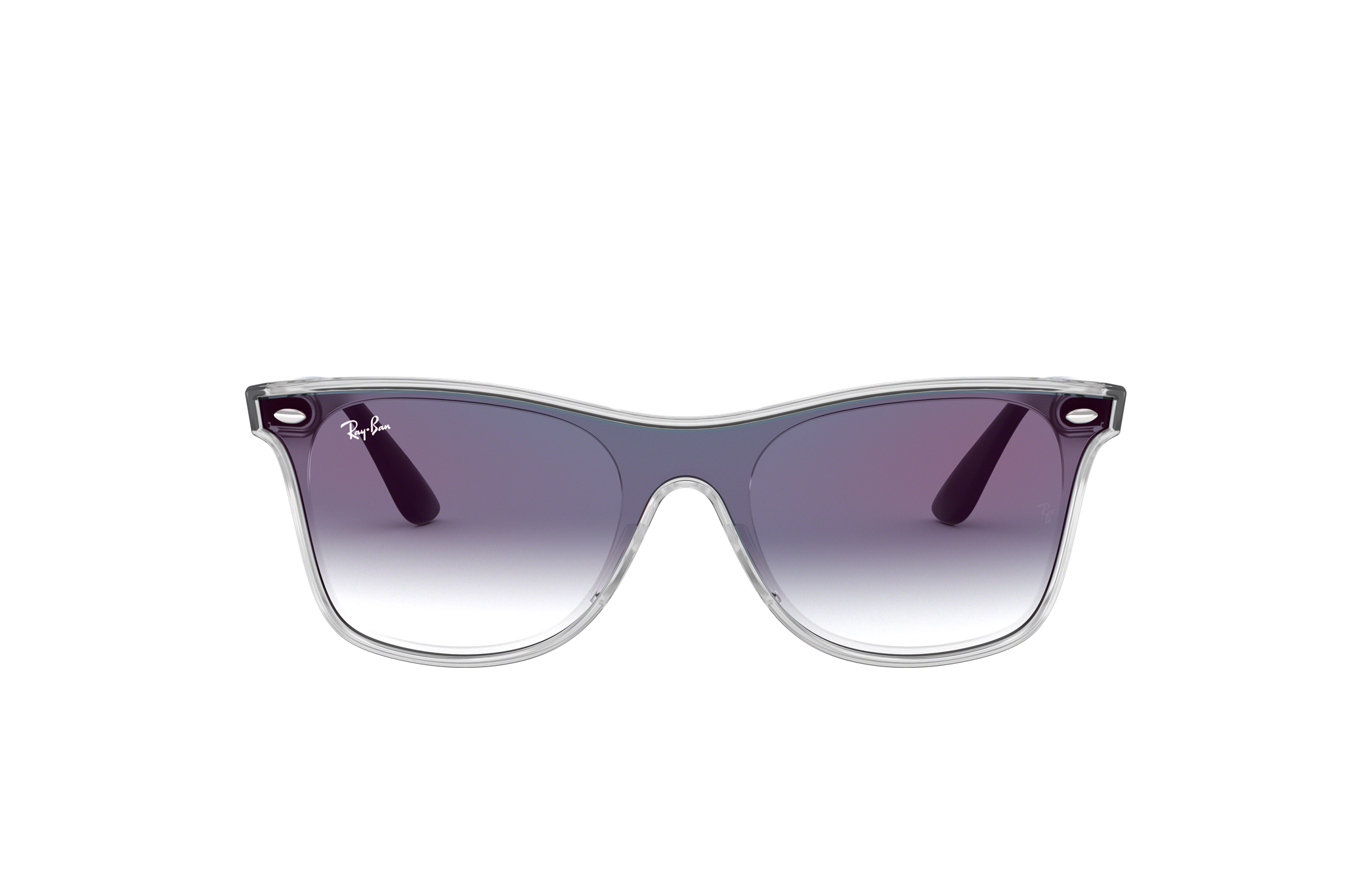 Blaze Wayfarer Sunglasses in Transparent and Blue | Ray-Ban®