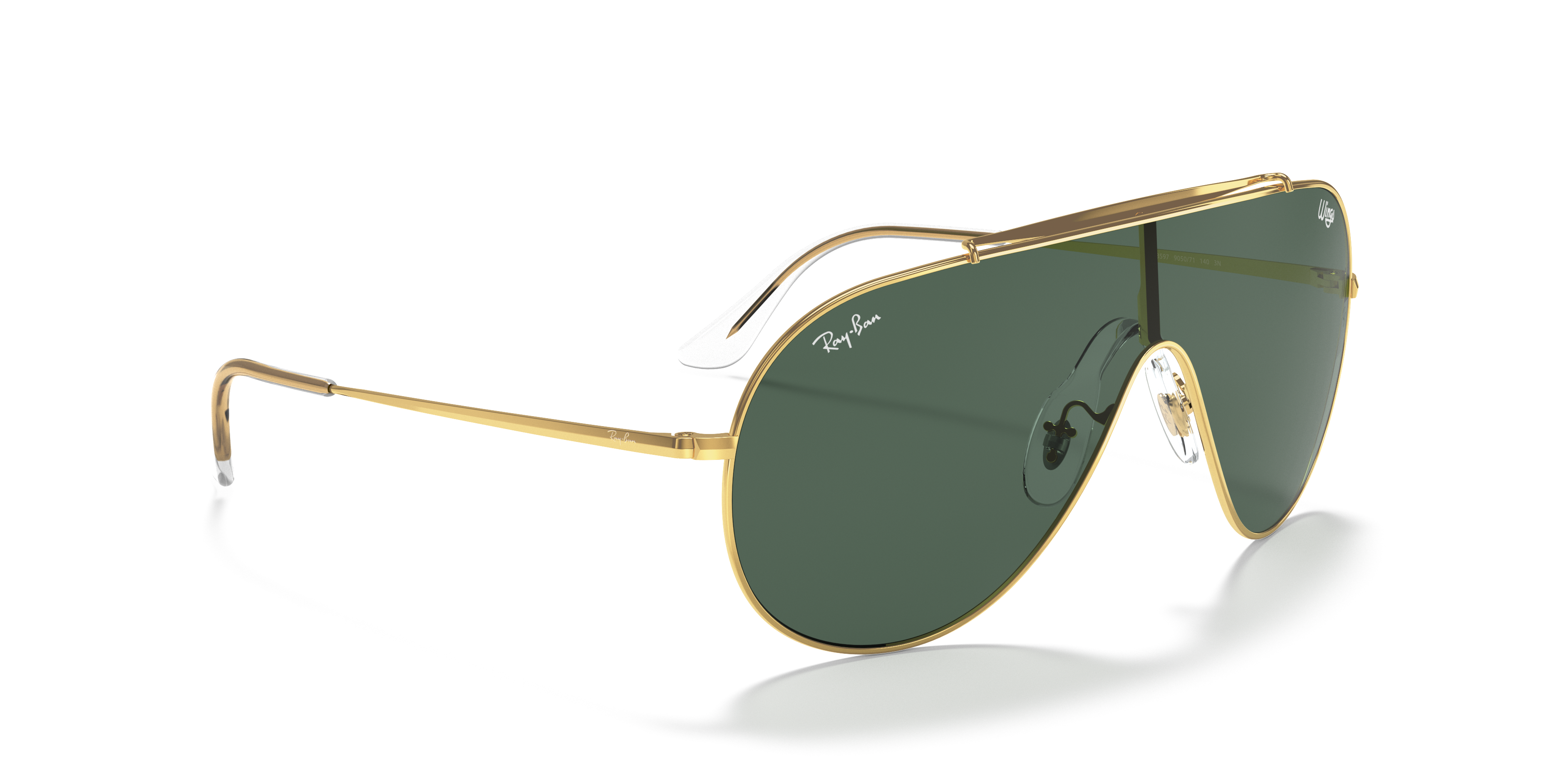 ray ban wings gold