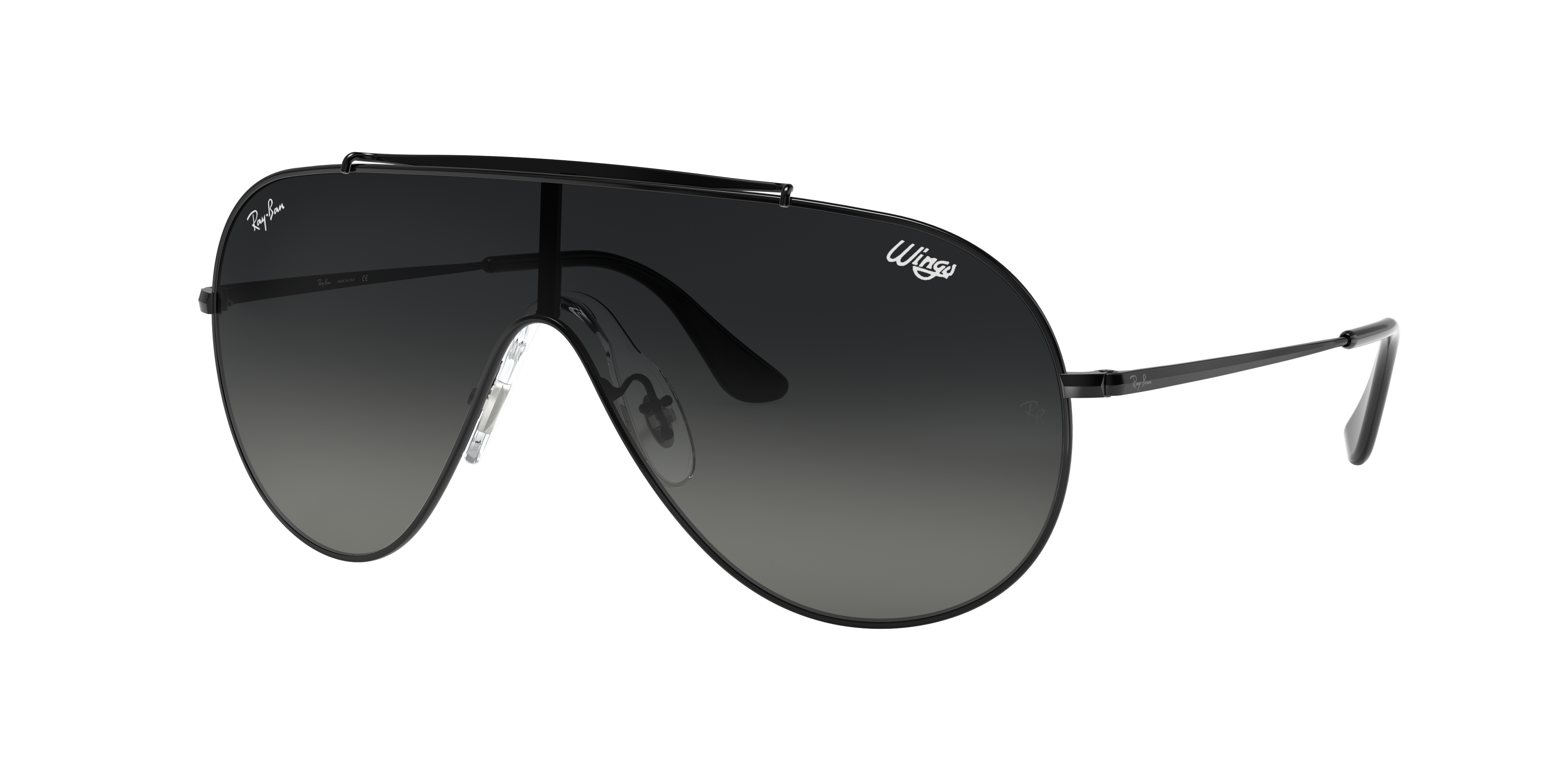 Wings Sunglasses in Black and Grey | Ray-Ban®