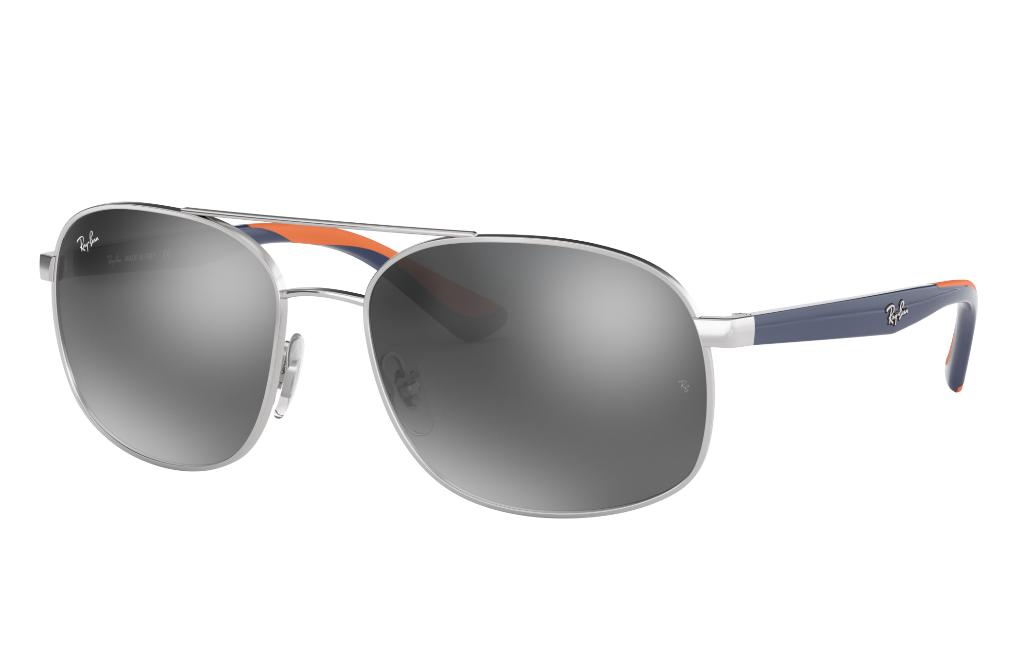 Rb3593 Sunglasses in Silver and Grey Mirror Silver Gradient - RB3593 ...