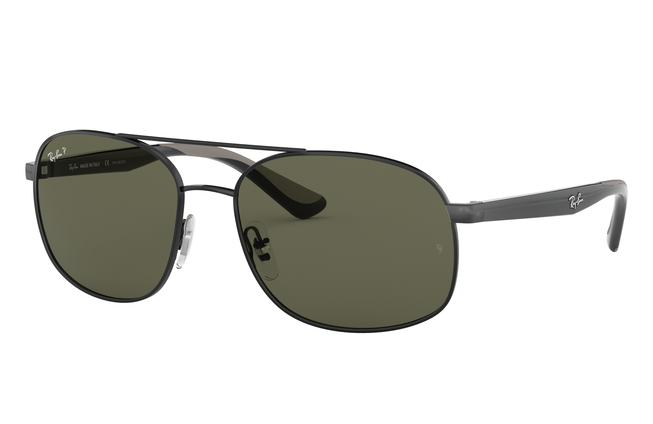 green polarized sunglasses ray ban