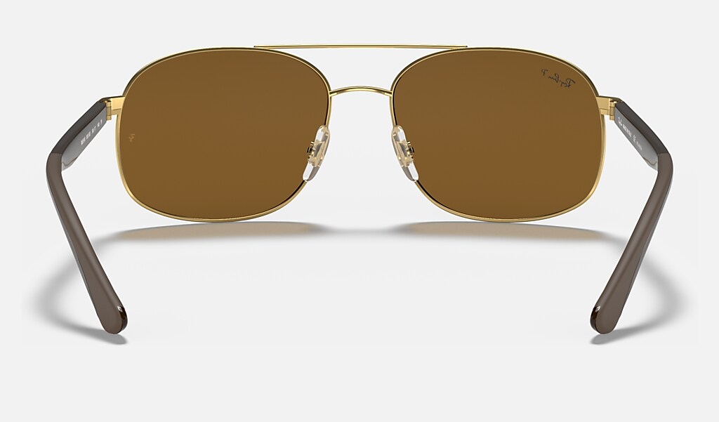 Rb3593 Sunglasses in Gold and Brown | Ray-Ban®