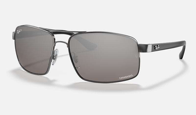 RB3604CH CHROMANCE Sunglasses in Gunmetal and Silver - RB3604CH
