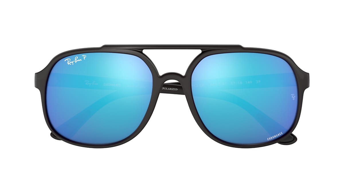 Rb4312 Chromance Sunglasses in Black and Blue | Ray-Ban®