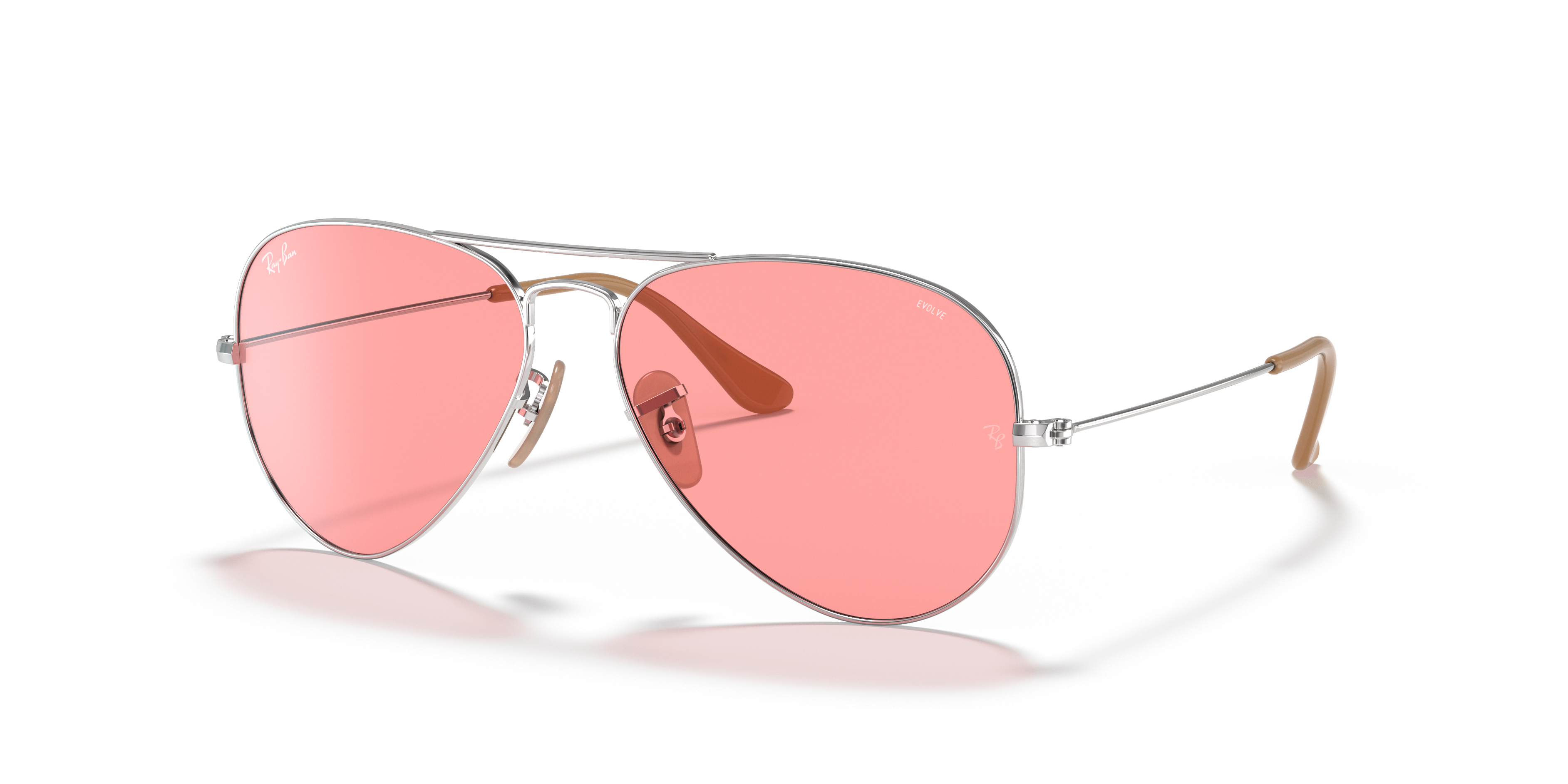 pink and silver ray bans