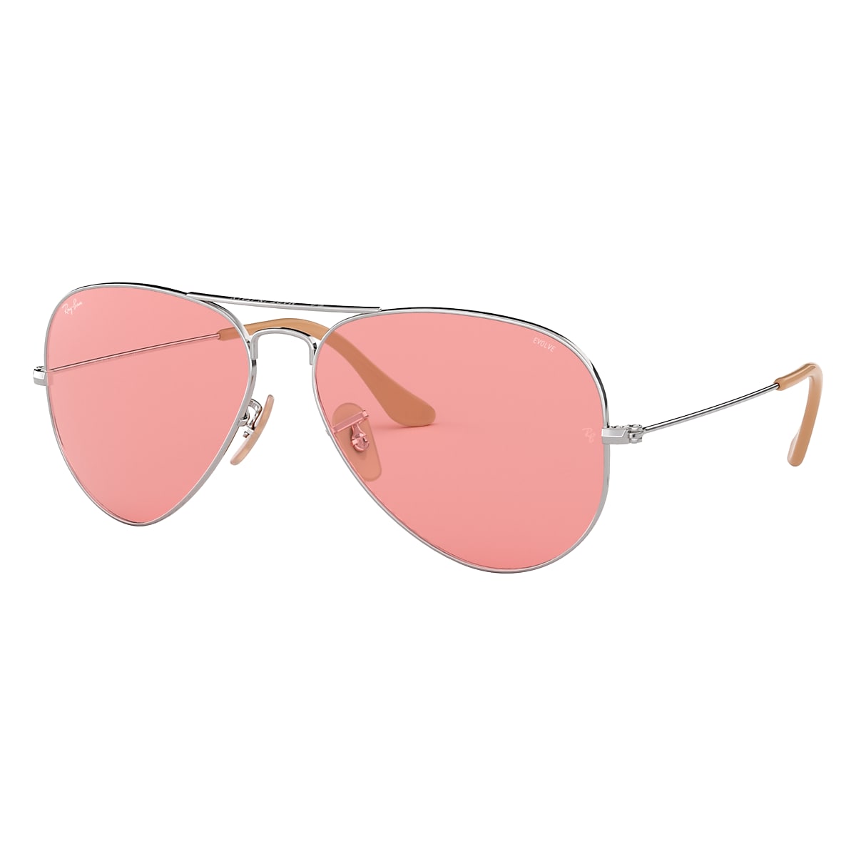 Arriba 67+ imagen ray ban sunglasses pink lenses