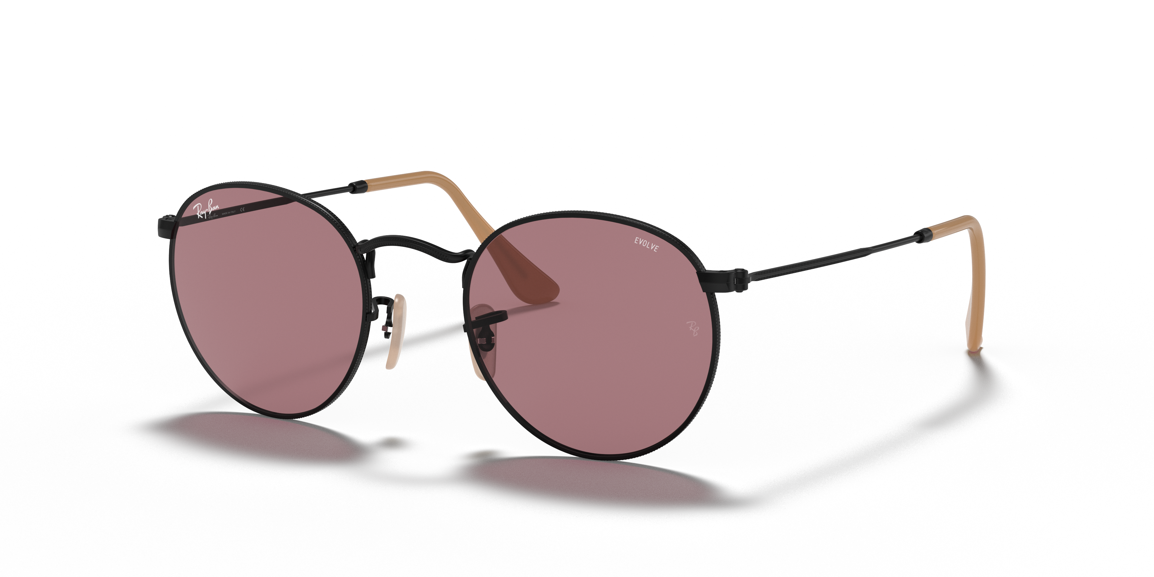 black and pink ray bans