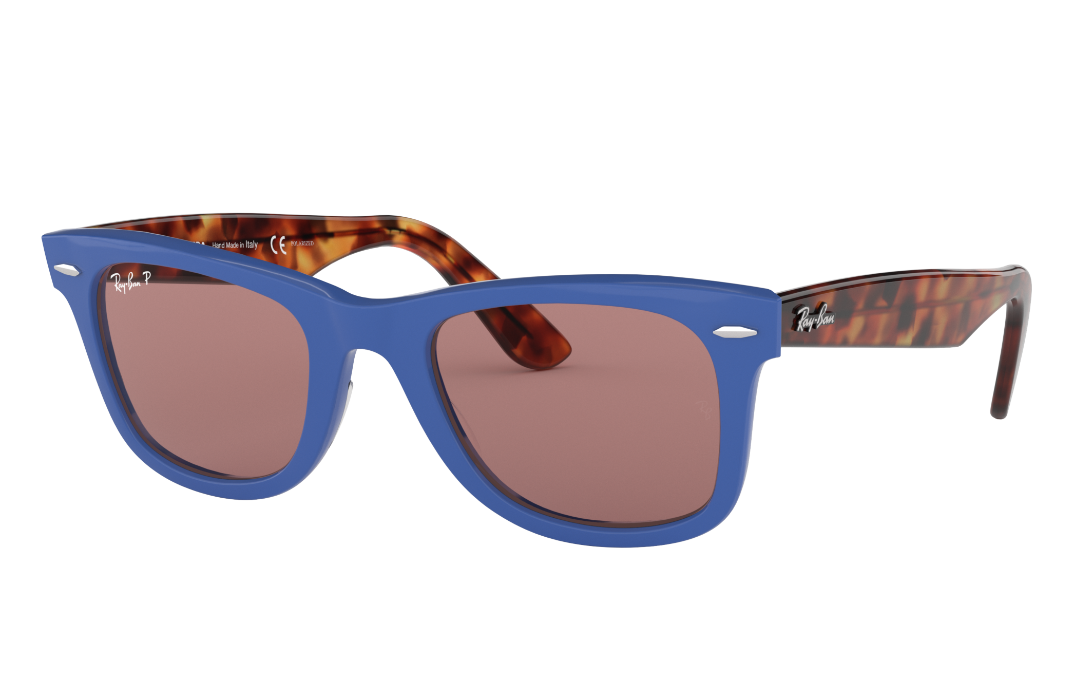 Wayfarer Pop Sunglasses in Blue and Purple | Ray-Ban®