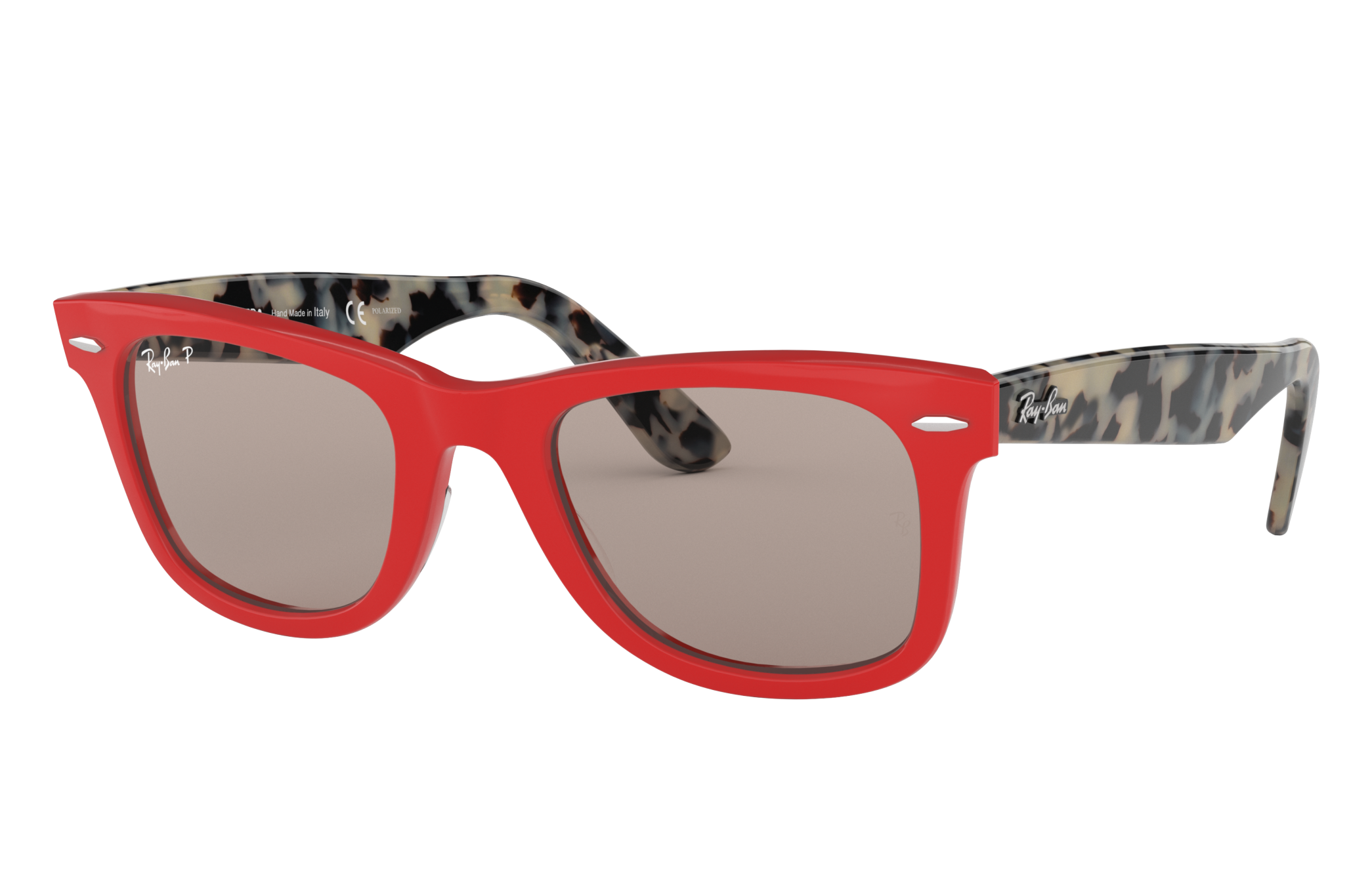 ray ban red lens sunglasses