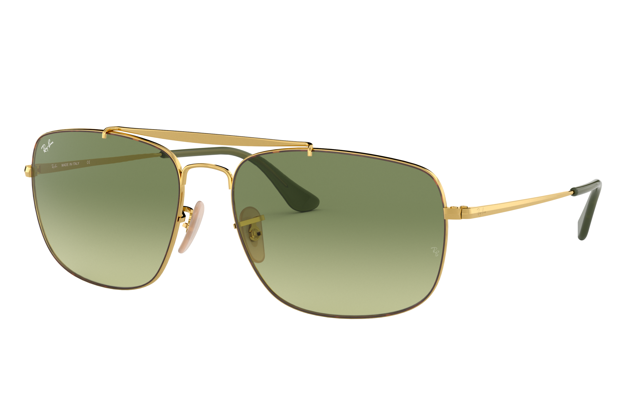 ray ban colonel gold