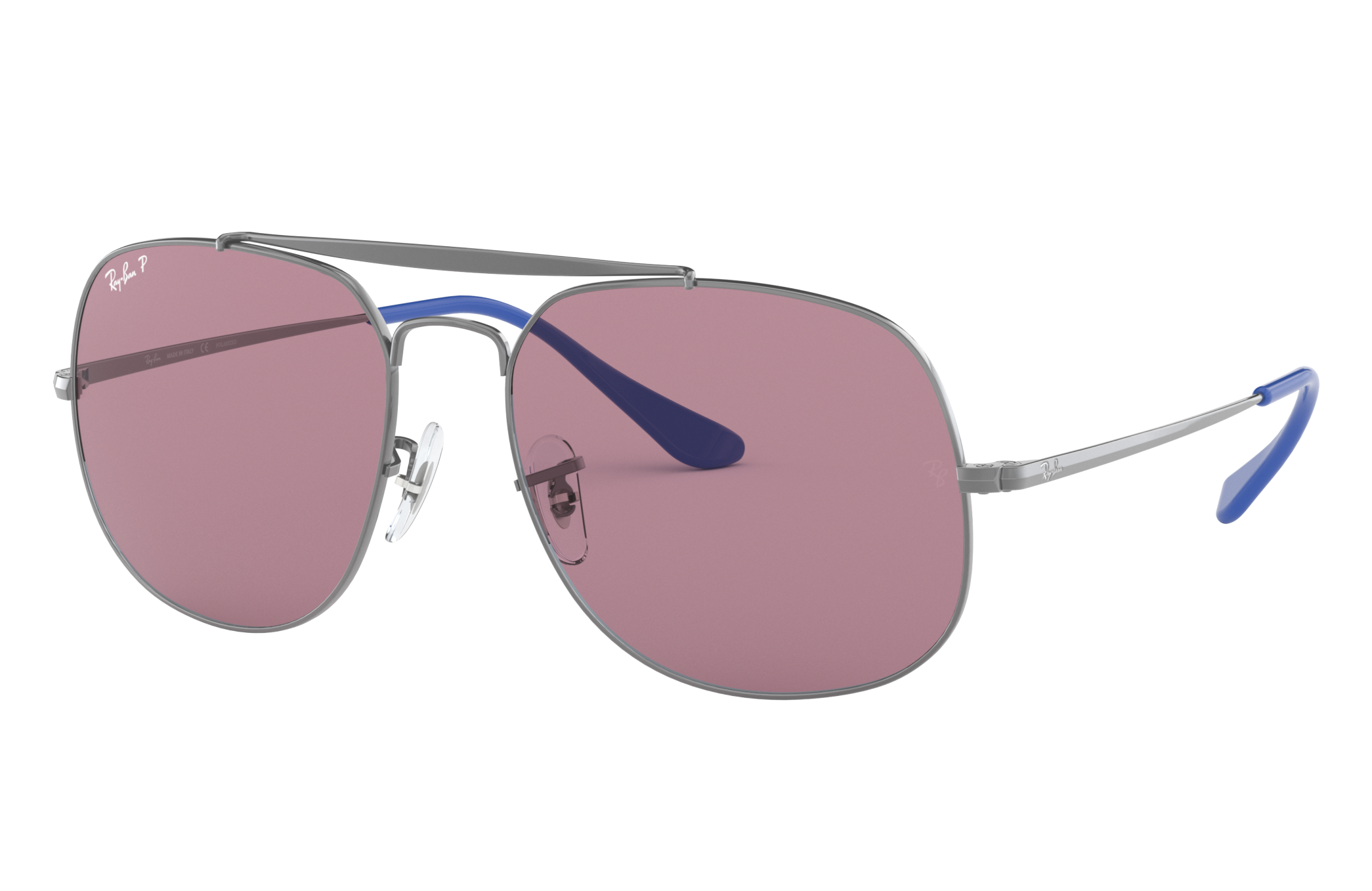 General Pop Sunglasses in Gunmetal and Purple | Ray-Ban®