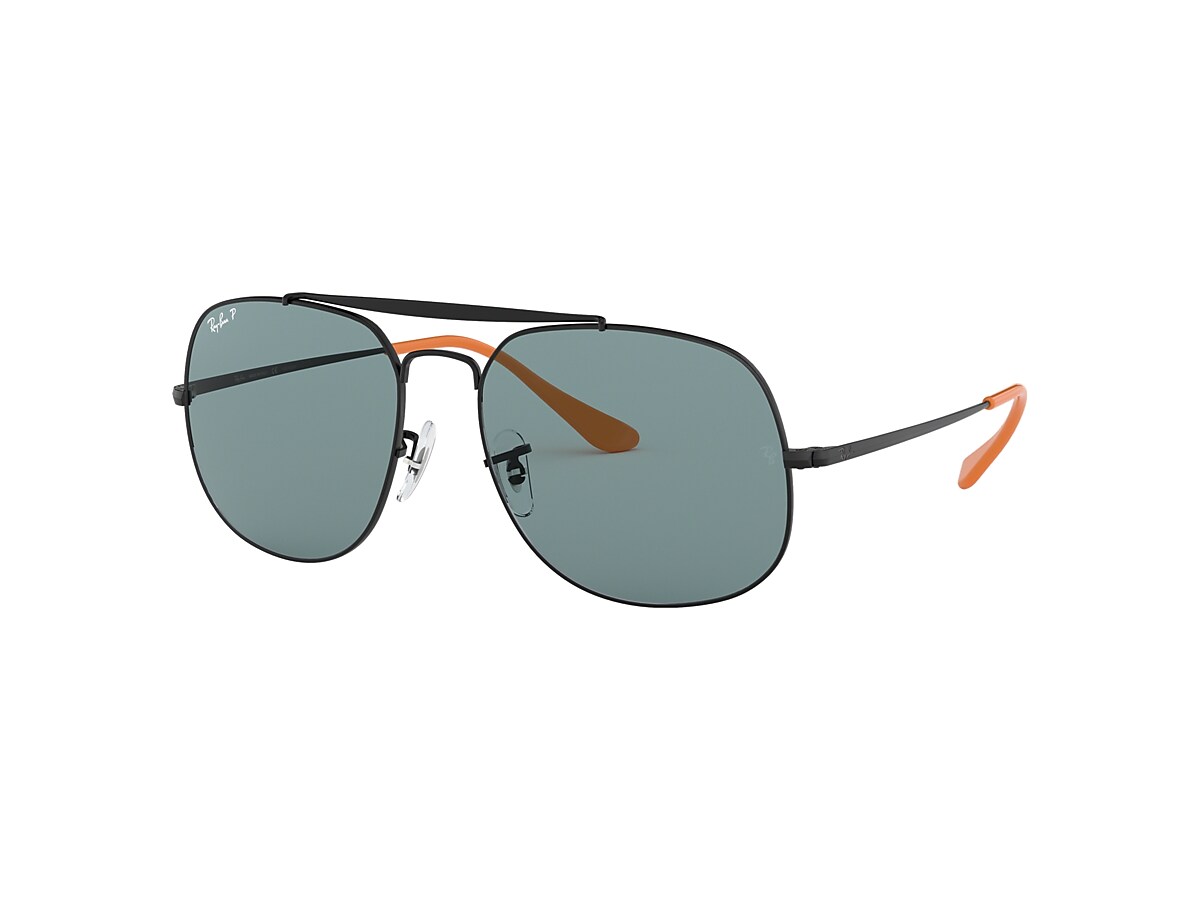 General Pop Sunglasses in Black and Grey | Ray-Ban®
