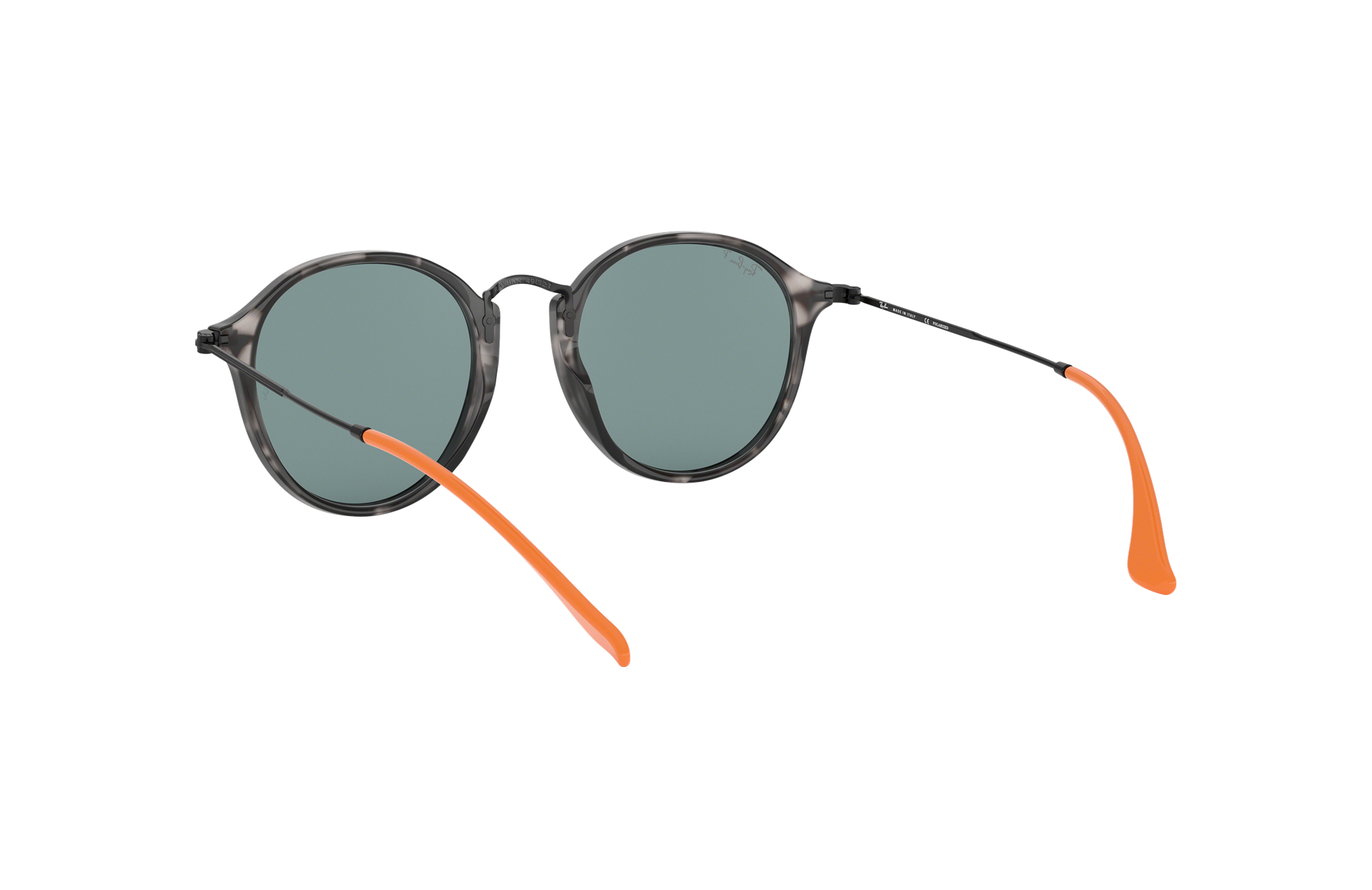 round fleck pop ray ban