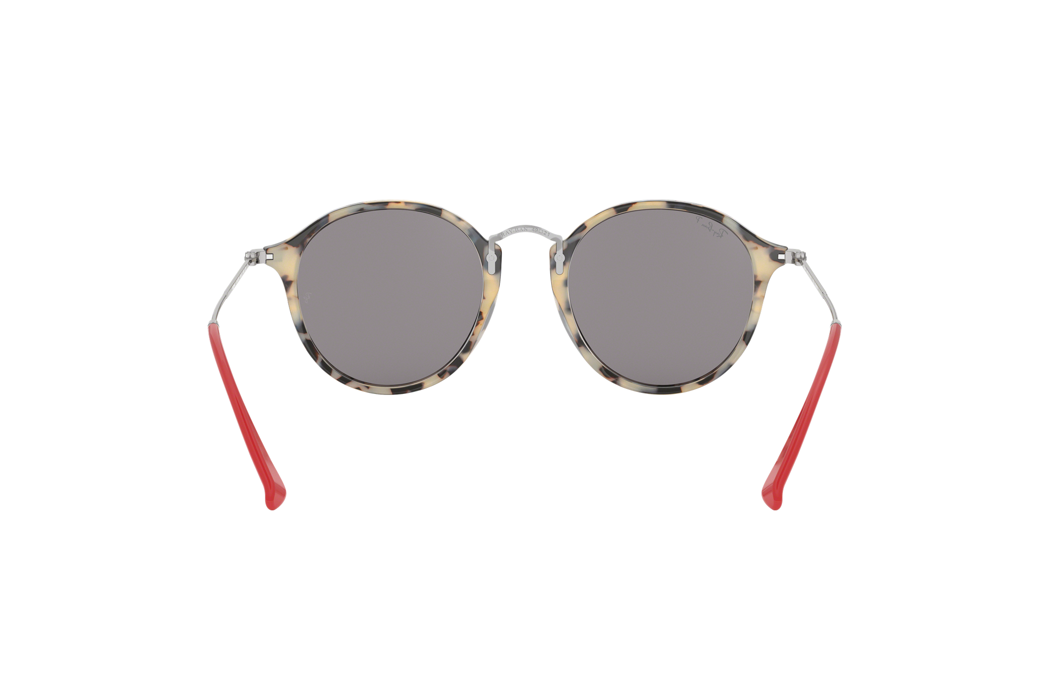 rayban round fleck pop