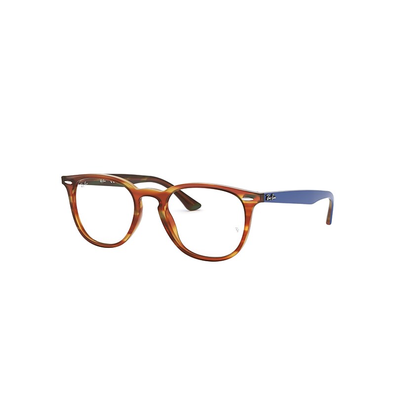 Ray-Ban Rb7159 Eyeglasses Blue Frame Clear Lenses Polarized 52-20