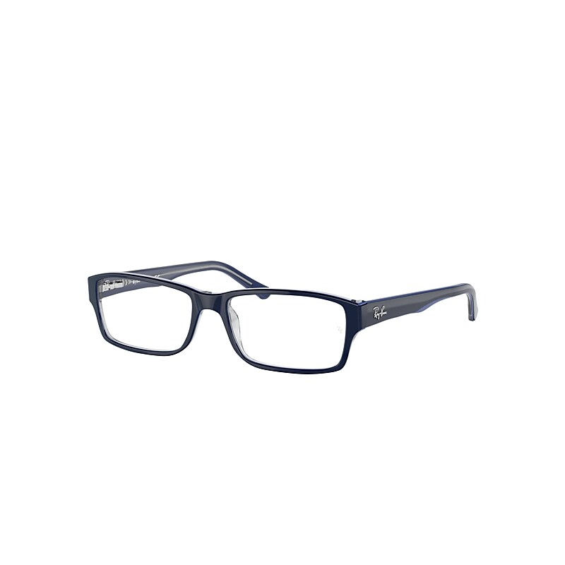 Ray-Ban Rb5169 Optics Eyeglasses Blue Frame Clear Lenses Polarized 52-16