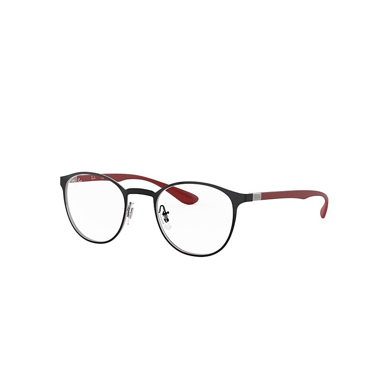 Ray-Ban Rb6355 Eyeglasses Red Frame Clear Lenses Polarized 50-20