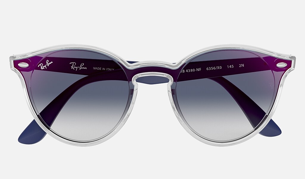 Blaze Rb4380n Sunglasses in Transparent and Blue |