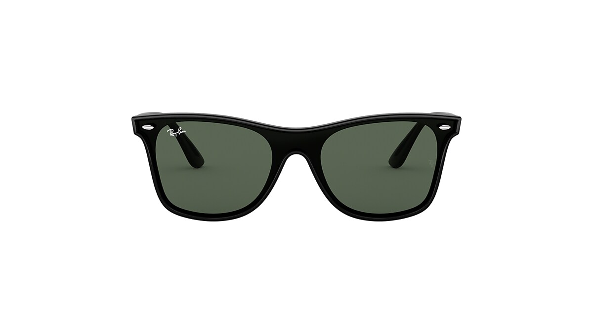 レイバン公式ストア Ray Ban Blaze Wayfarer ブレーズウェイファーラー サングラス ブラック X グリーン