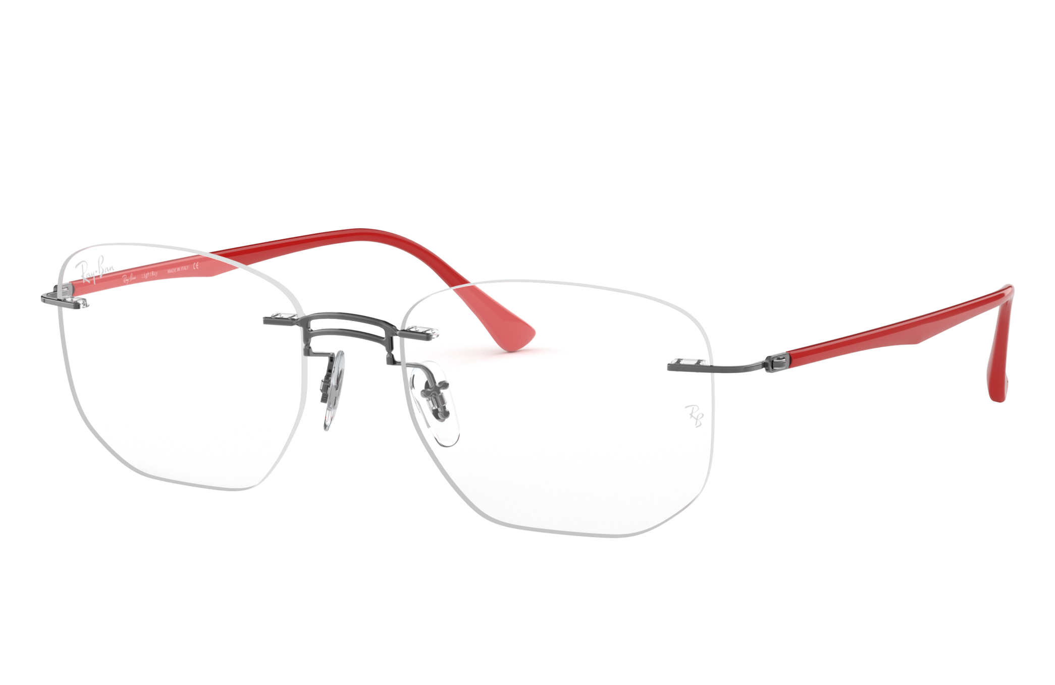 ray ban titanium eyeglass frames
