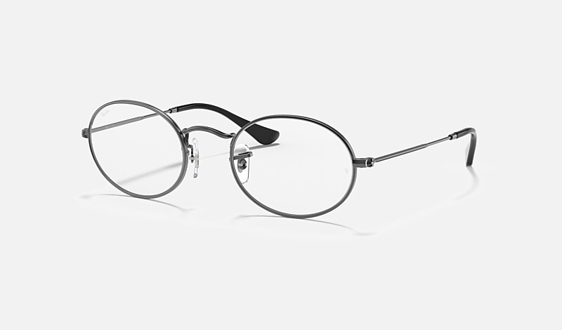 レイバン公式ストア】 Ray-Ban® OVAL OPTICS メガネ | ガンメタル