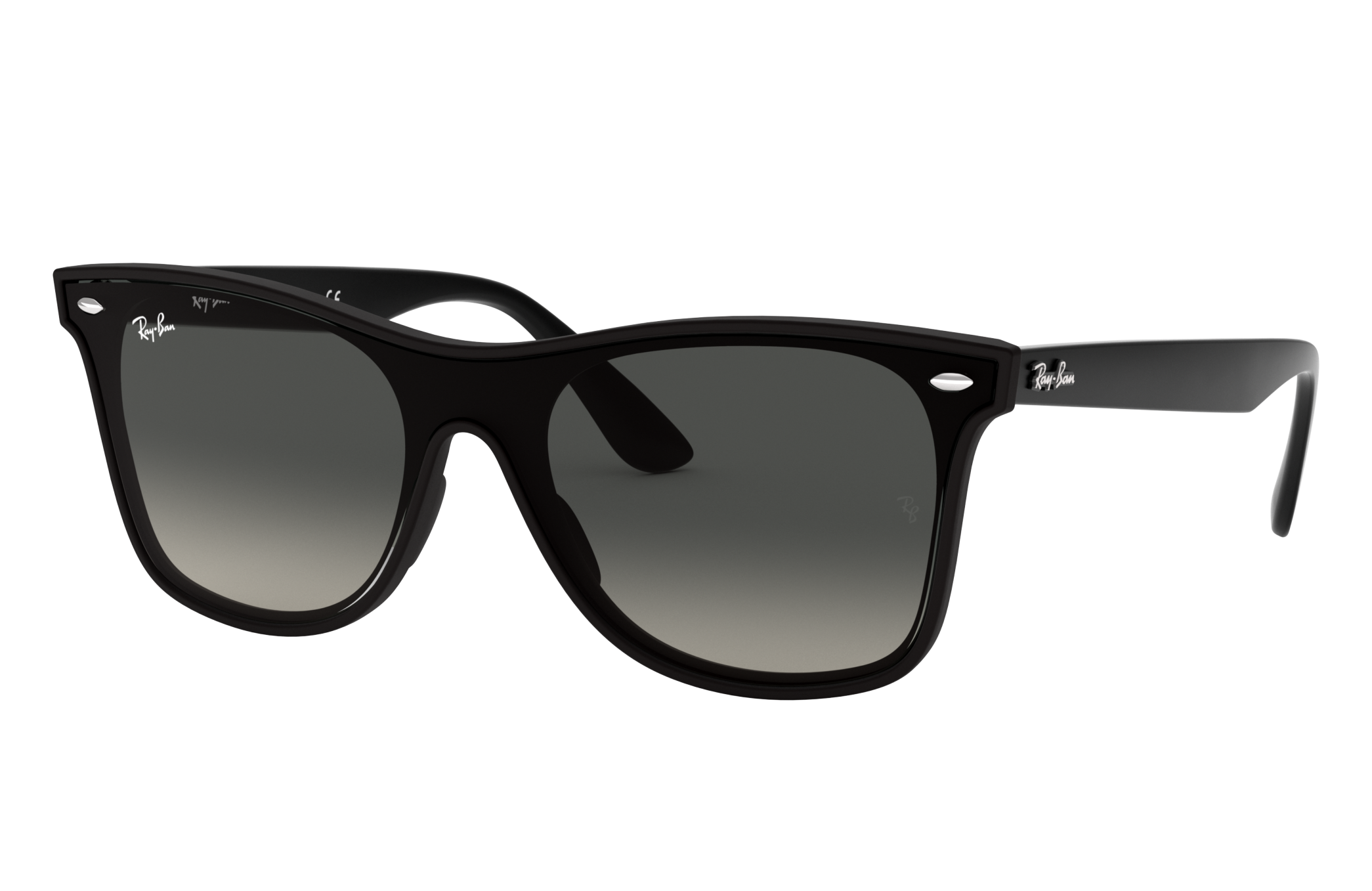 leider Ongeschikt Tegen Blaze Wayfarer Sunglasses in Black and Grey | Ray-Ban®