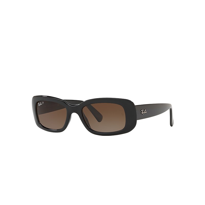 Ray-Ban Rb4122 Sunglasses Black Frame Brown Lenses Polarized 50-18
