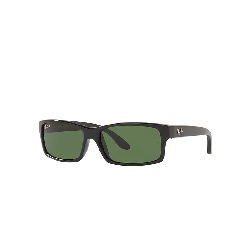 Ray-Ban Rb4151 Sunglasses Black Frame Green Lenses Polarized 59-17