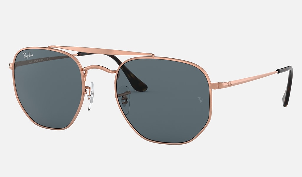 Marshal Sunglasses in Bronze-Copper and Blue | Ray-Ban®