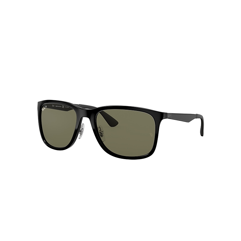Ray-Ban Rb4313 Sunglasses Gunmetal Frame Green Lenses Polarized 58-19