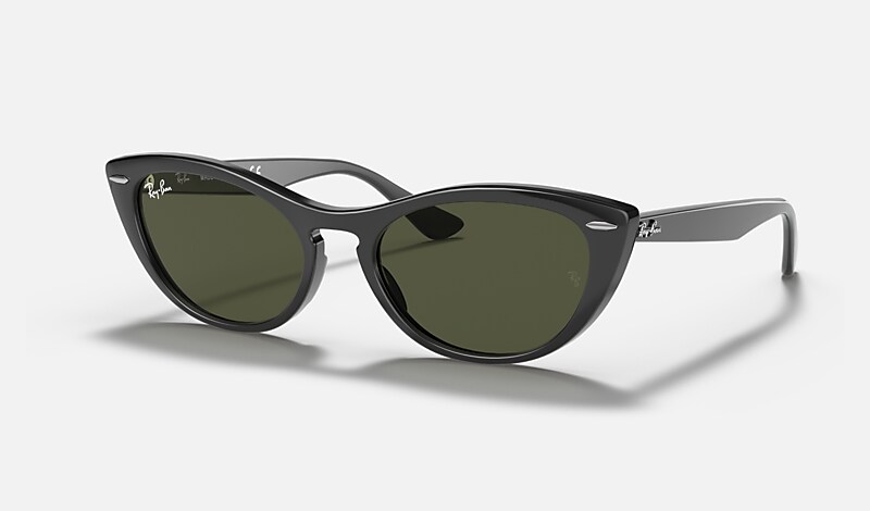 NINA Sunglasses in Black and Green - RB4314N | Ray-Ban® US