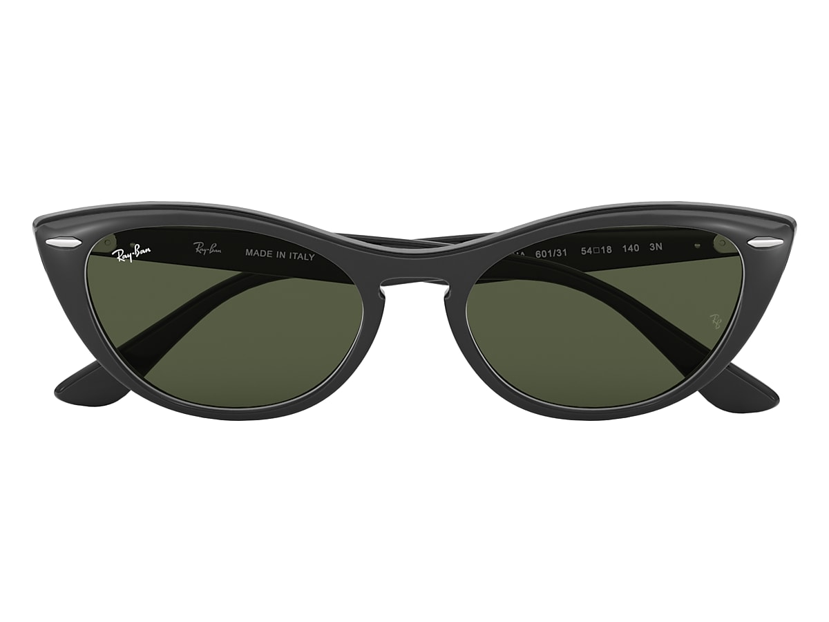 NINA Sunglasses in Black and G-15 Green - RB4314N | Ray-Ban® NO