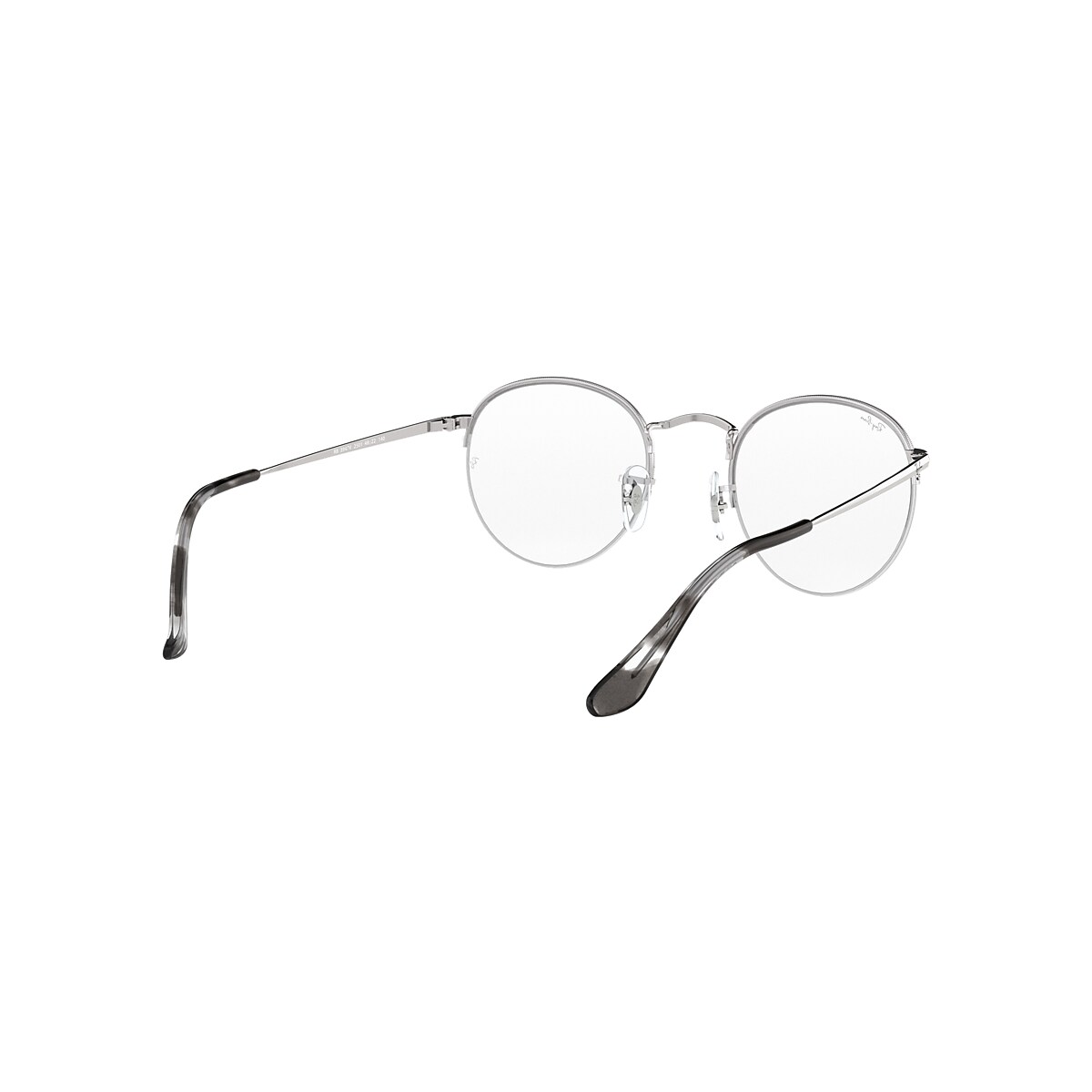 Round Gaze Eyeglasses with Silver Frame | Ray-BanÂ®