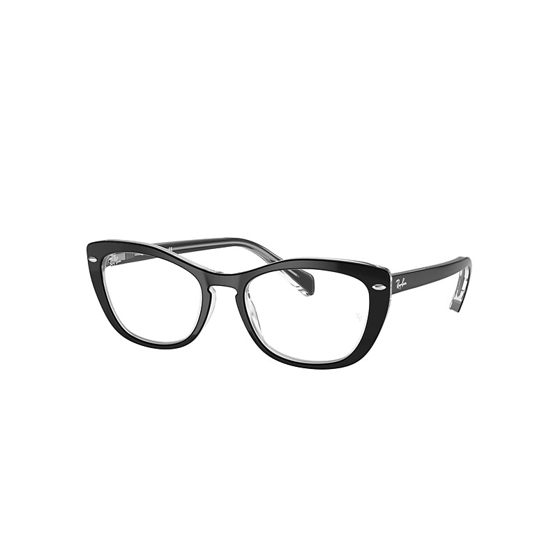 Ray-Ban Rb5366 Eyeglasses Black Frame Clear Lenses 54-18