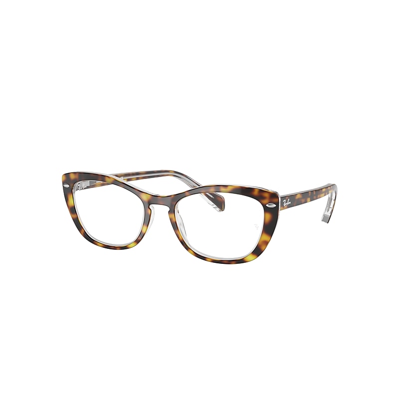 Ray-Ban Rb5366 Eyeglasses Havana Frame Clear Lenses 54-18