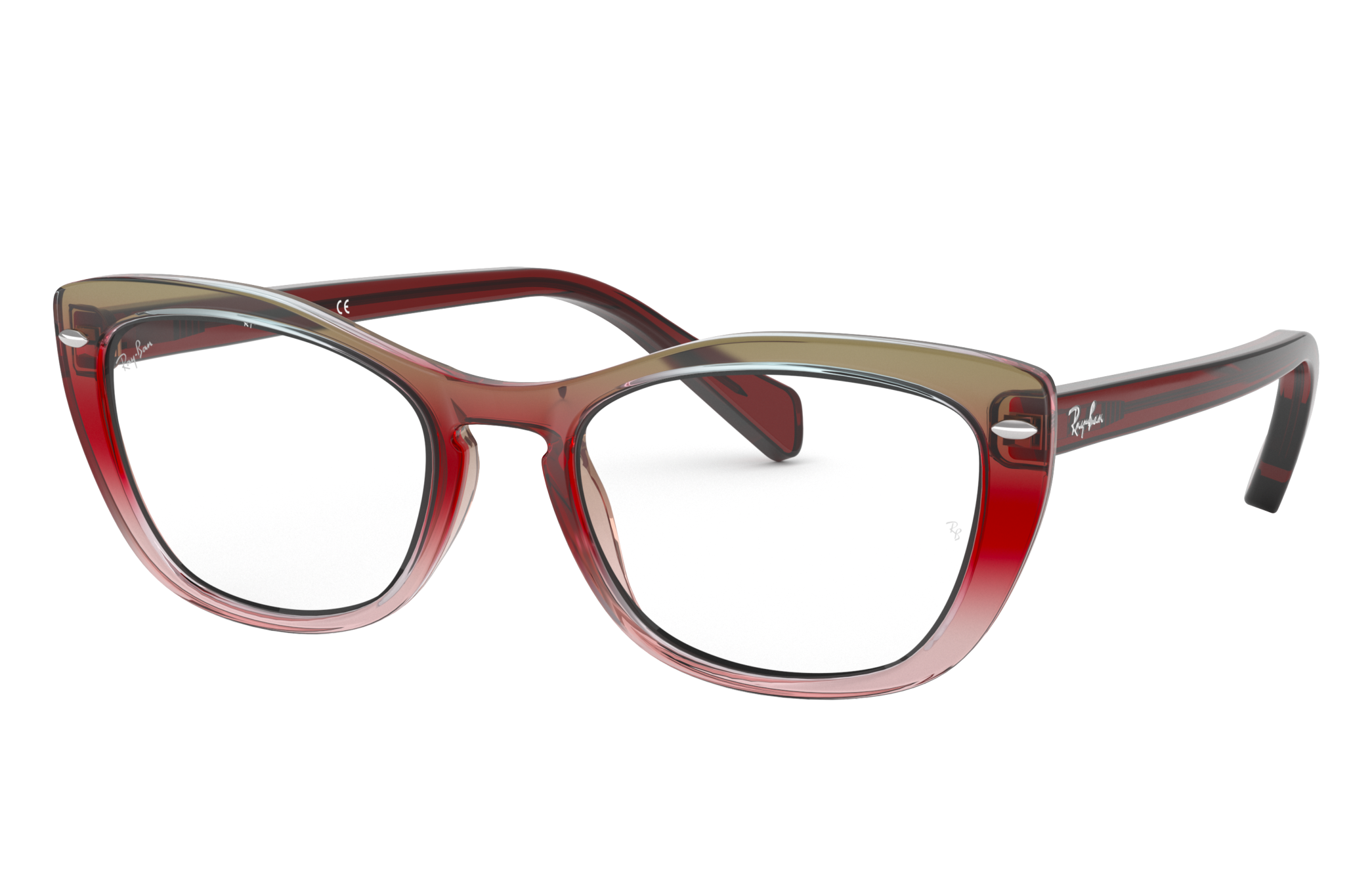 ray ban burgundy frames