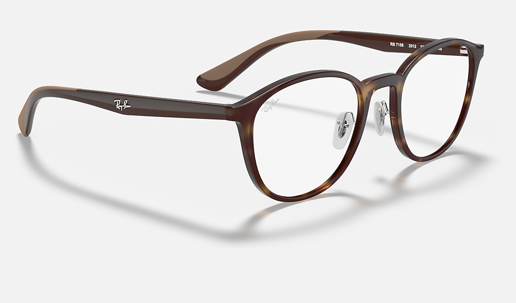 Rb7156 Optics Eyeglasses with Havana Frame | Ray-Ban®