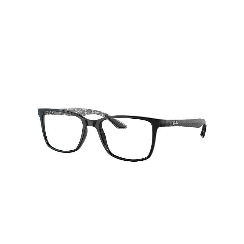 Ray-Ban Rb8905 Optics Eyeglasses Black Frame Clear Lenses Polarized 55-18
