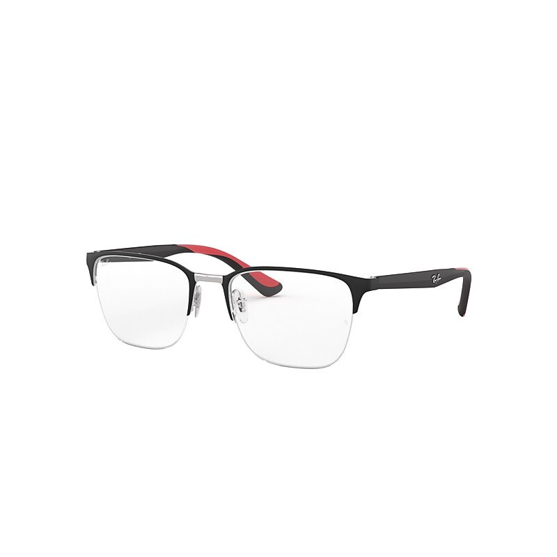 Ray-Ban Rb6428 Eyeglasses Black Frame Clear Lenses Polarized 54-19