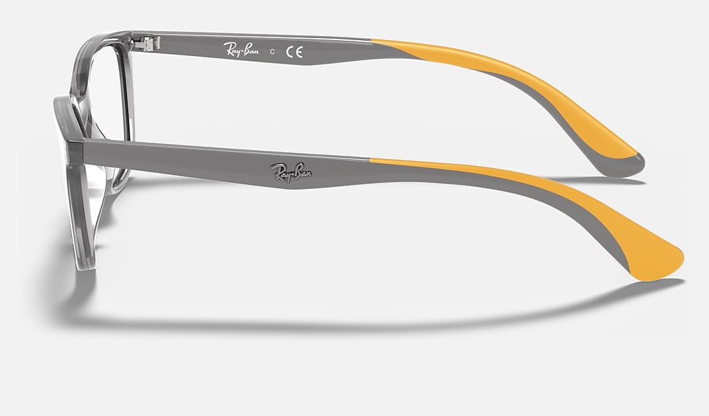 Rb1586 Optics Kids Eyeglasses with Transparent Grey Frame | Ray-Ban®
