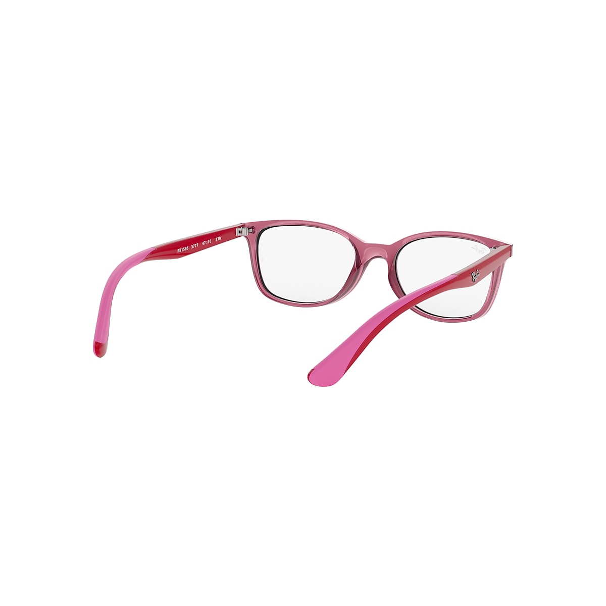 RB1586 OPTICS KIDS Eyeglasses with Transparent Red Frame
